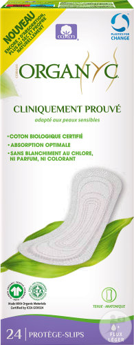 Organyc Protège-Slip 100% Cotton Bio 24 Pièces