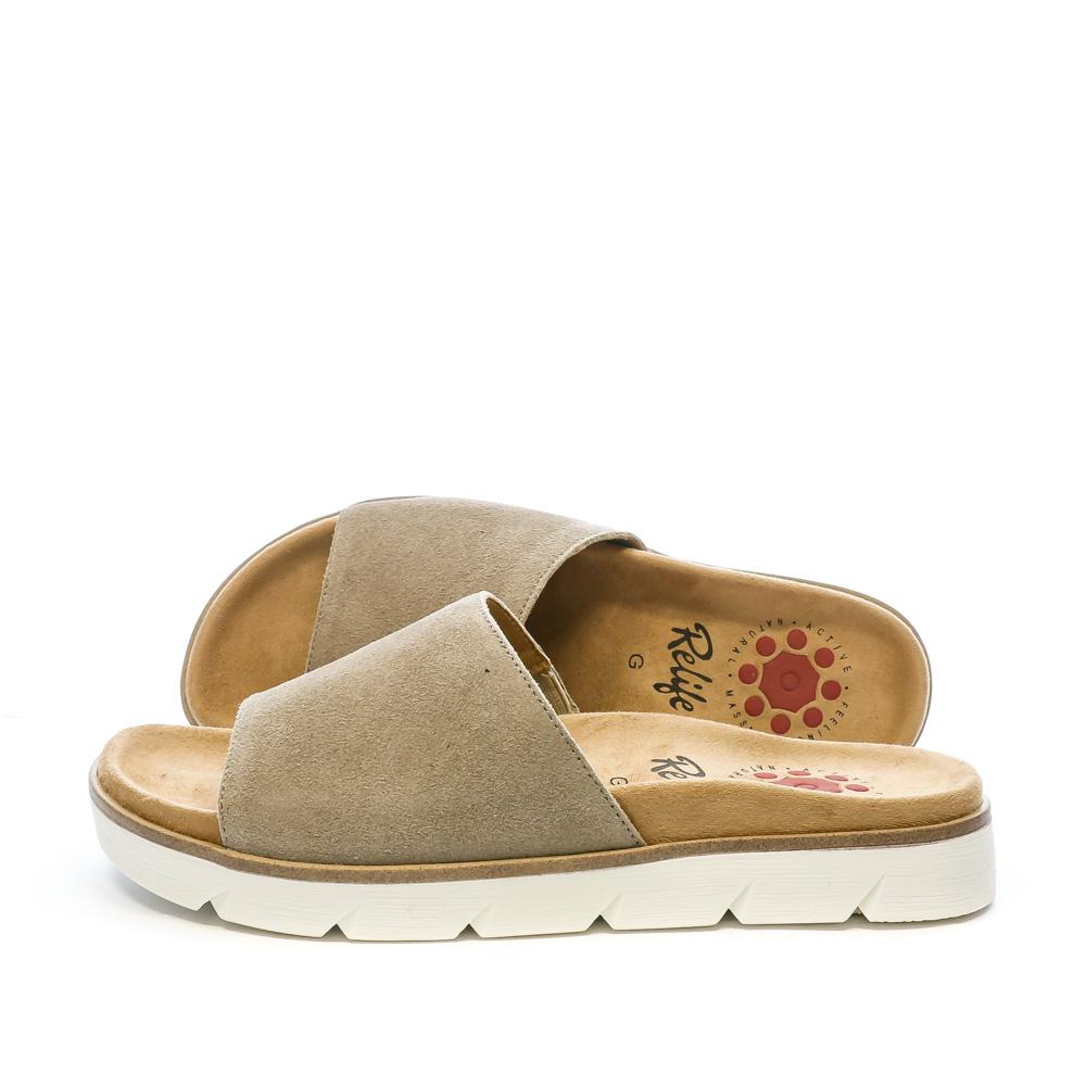 Relife Sandales Beige Femme RELIFE Joymule