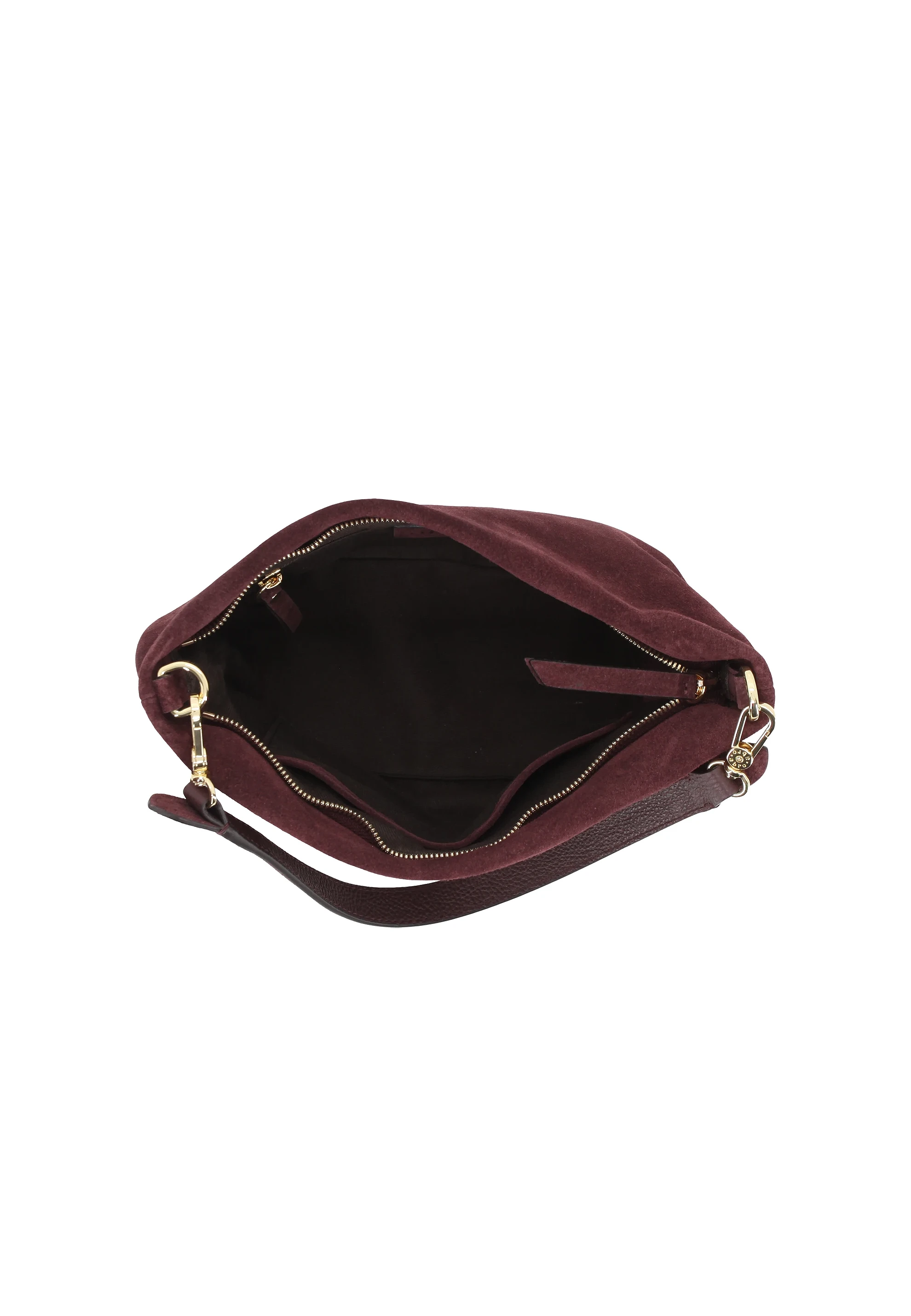 Hobo EBONY SMALL Leather Suede Standard