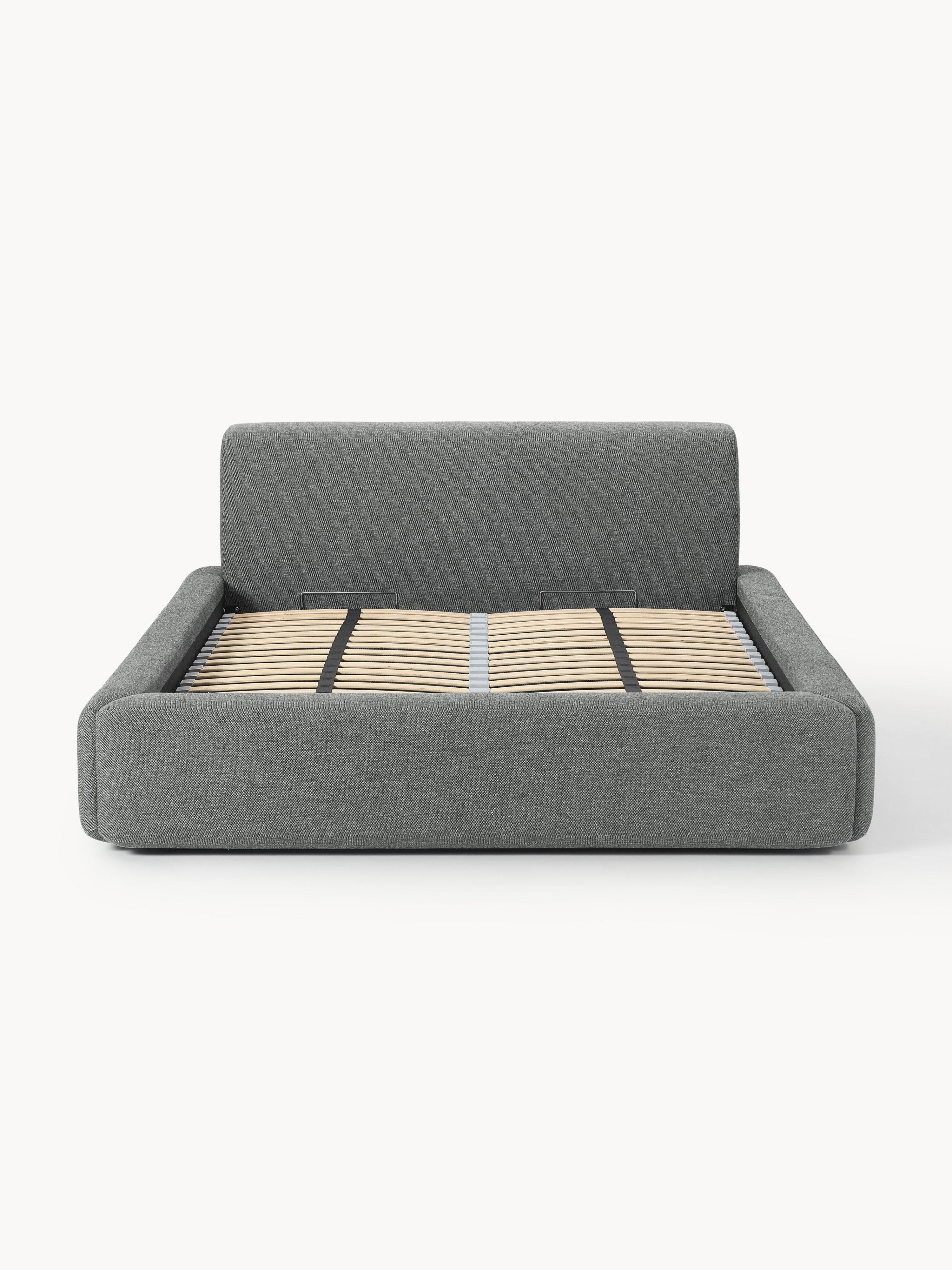 Gestoffeerd bed Melva met opbergruimte