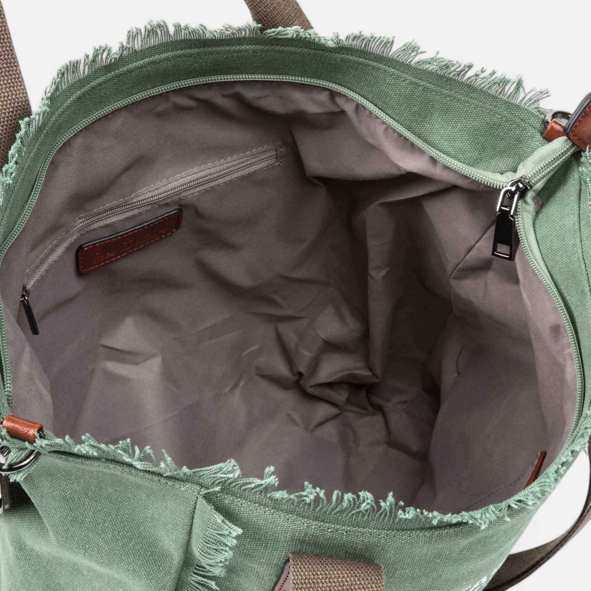Sac de shopping vert