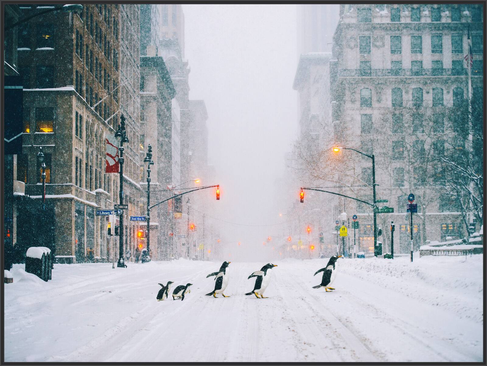 NYC Penguins - Part II by Robert Jahns - Open Edition.