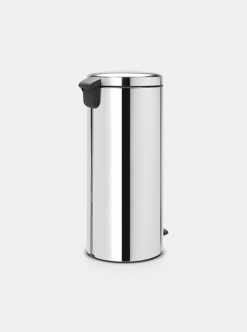 NewIcon Pedaalemmer, 30 liter, metalen binnenemmer - Brilliant Steel