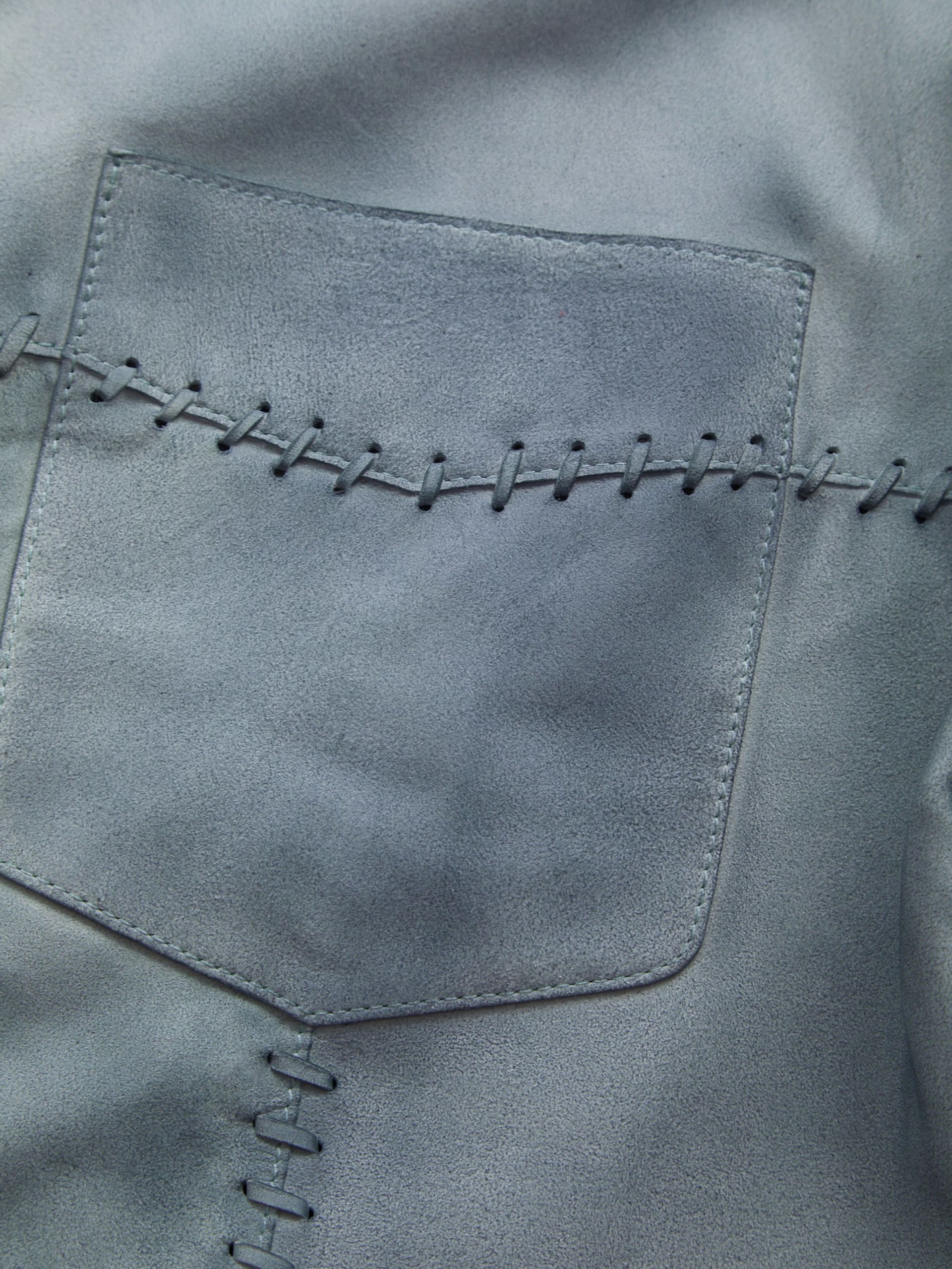 camisa de camurça lavada