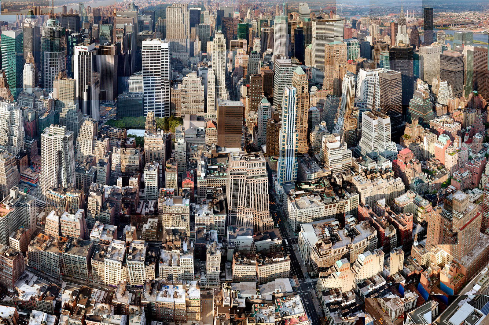 Manhattan from Above by Pep Ventosa - Limited Edition. Edition of: 100. Signed.