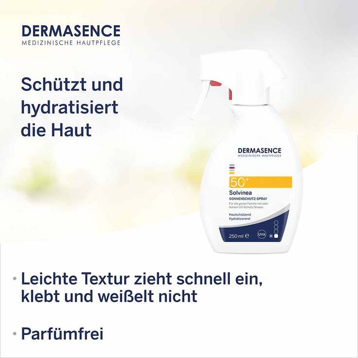 Dermasence Solvinea Spray LSF 50 + , 250 ml