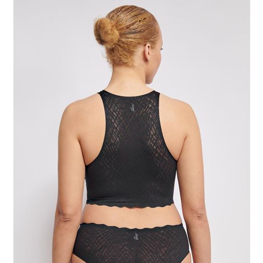 Sloggi Zero Feel Bliss Crop Top, Black, S