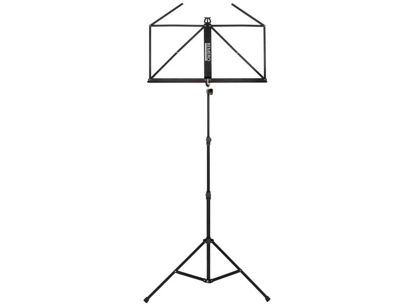 Bemero Notenständer MSS-8090BK Klassischer, faltbarer Notenständer