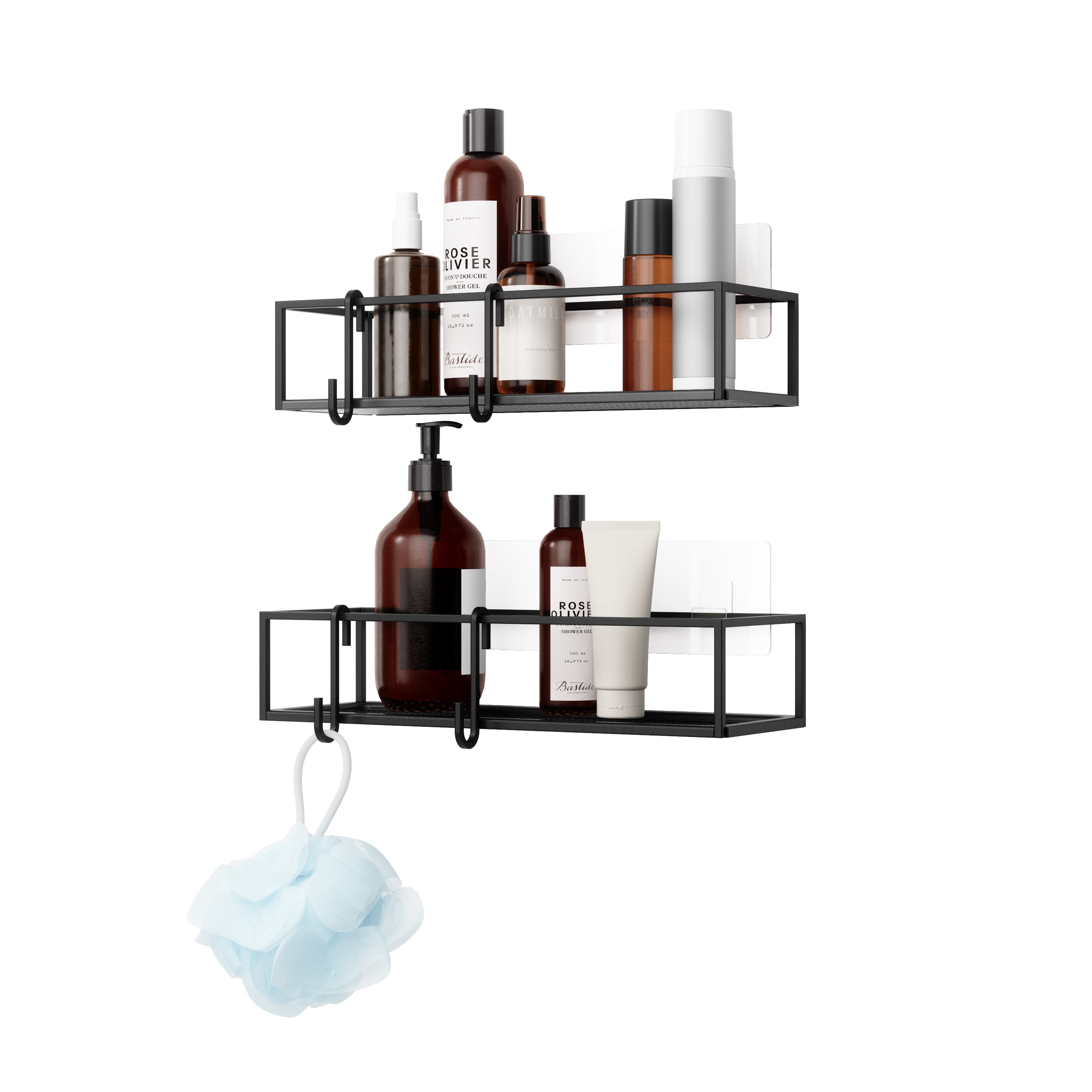 Umbra Cubiko Doucherek Set van 2 - Zwart