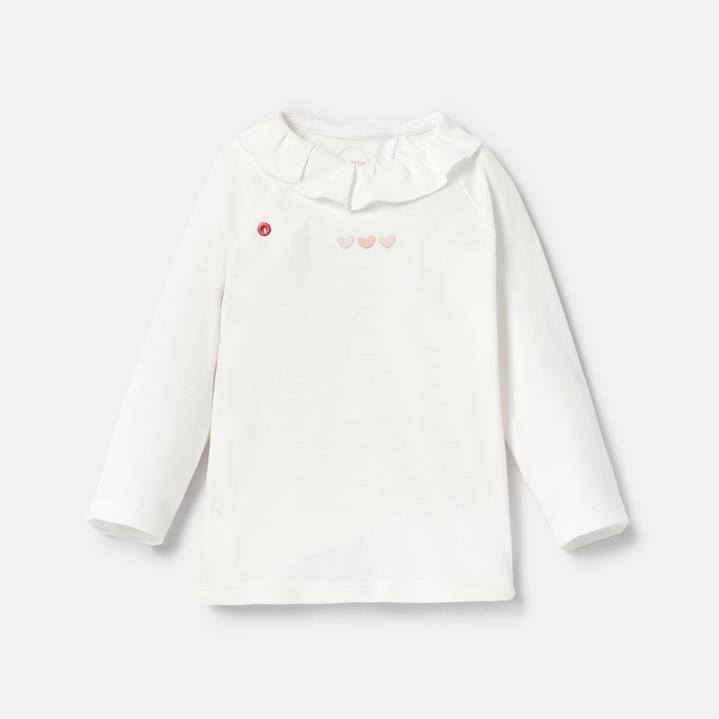 Ensemble 2 pièces en jersey molletonné rose naissance Absorba