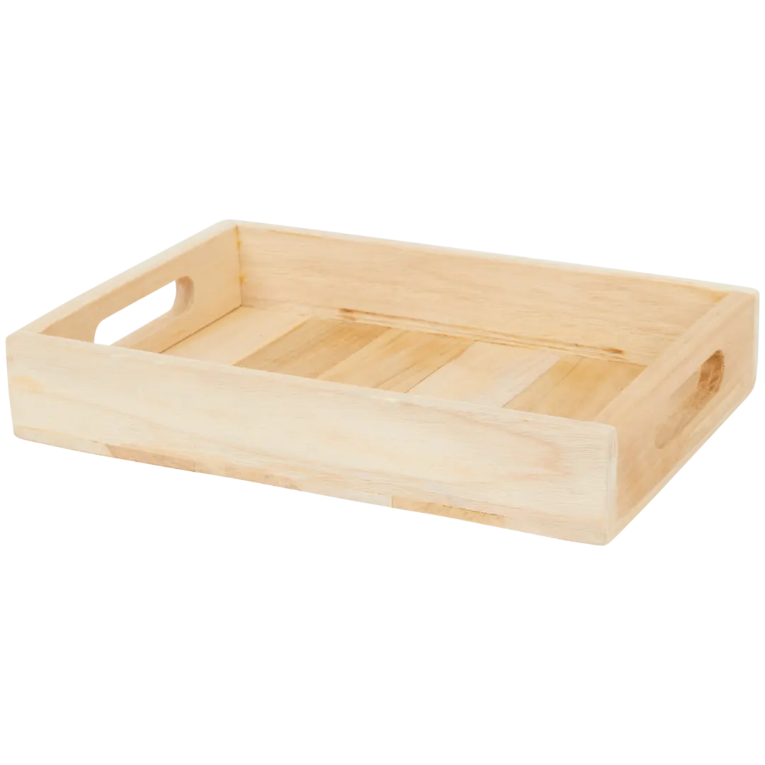 Teak dienblad 26 x 18 cm