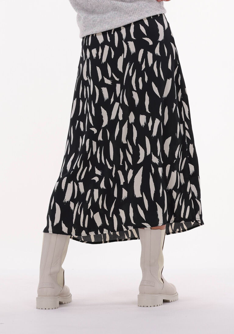 OBJECT zwarte object midirok papaya hw long skirt