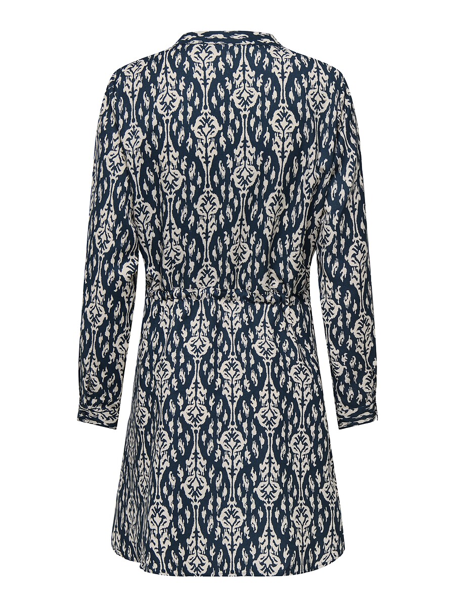 SOMENTE<br>Vestido camisa estampado