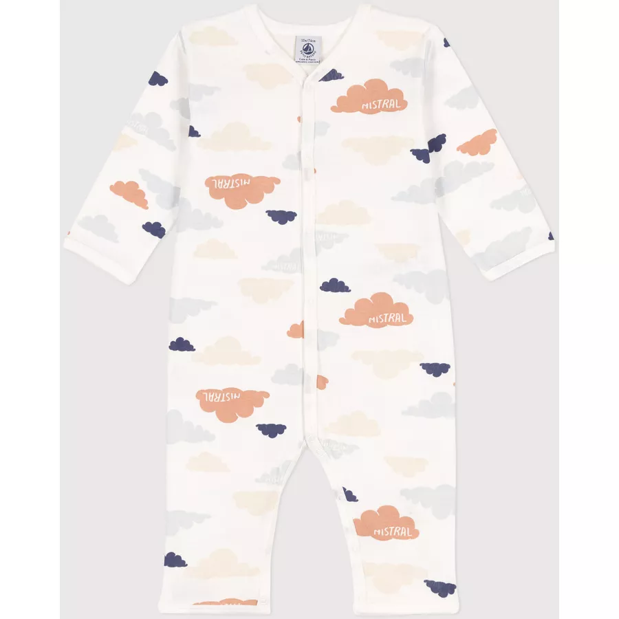 Petit Bateau Schlafoverall Marshmallow