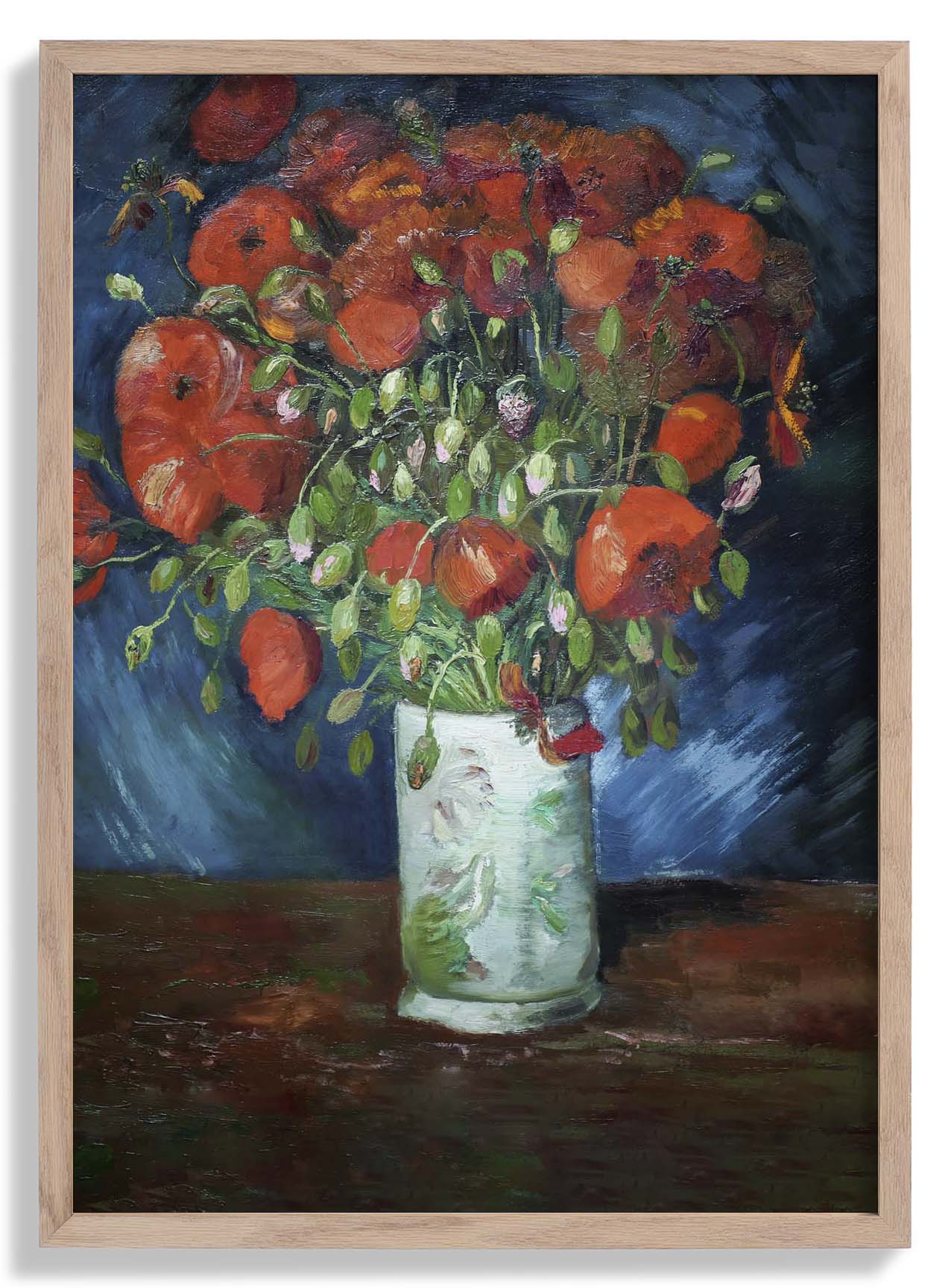 Vase mit Mohnblumen von Van Gogh