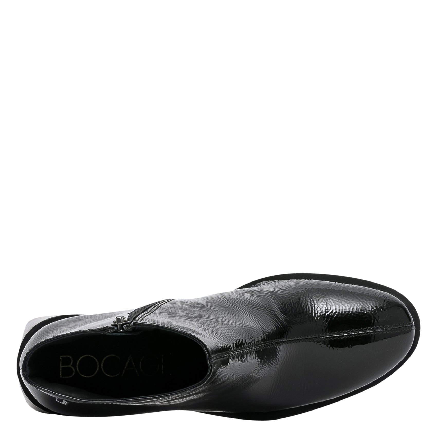 MELI - Boots en cuir vernis | Noir
