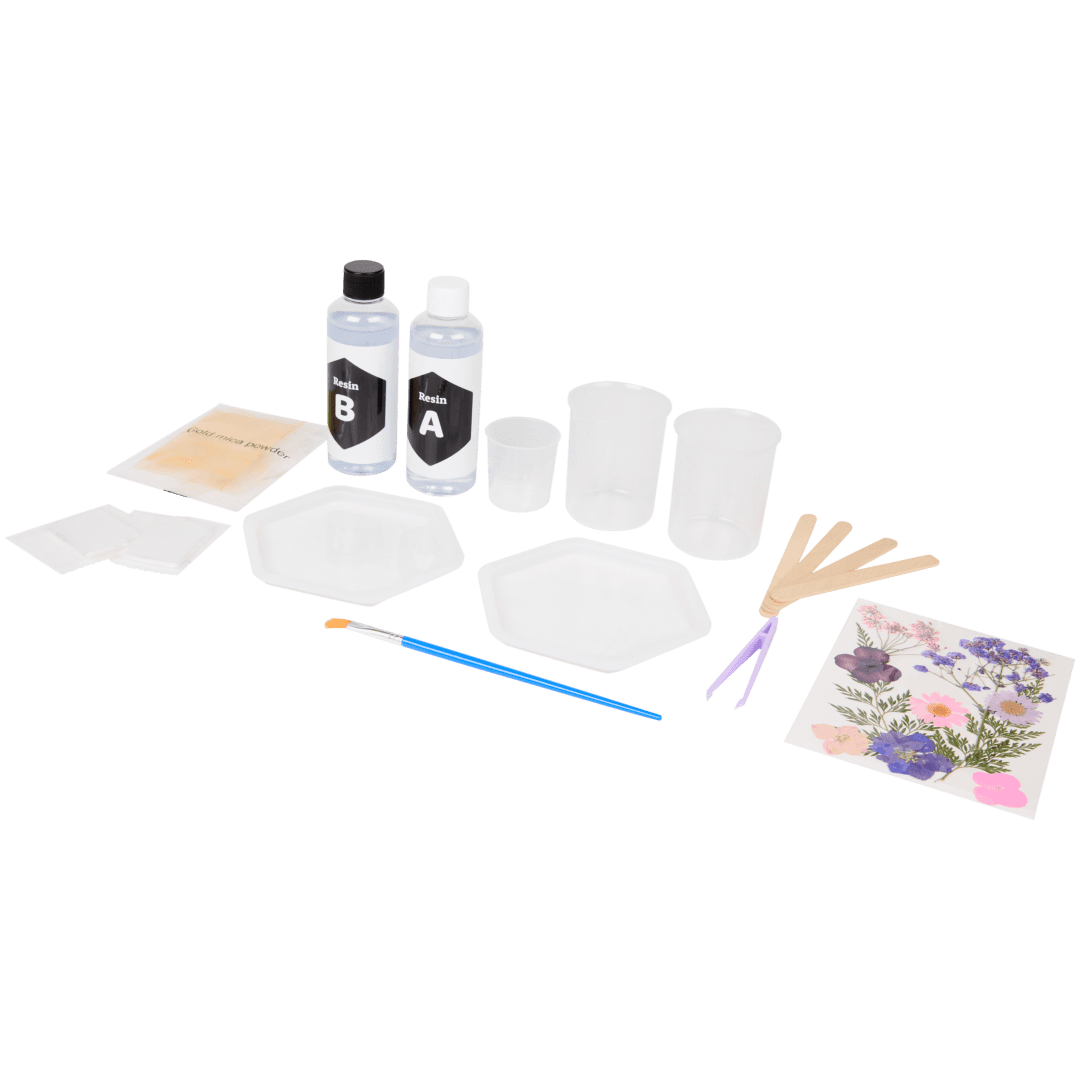 Kit créatif dessous de verre époxy Crafts & Co