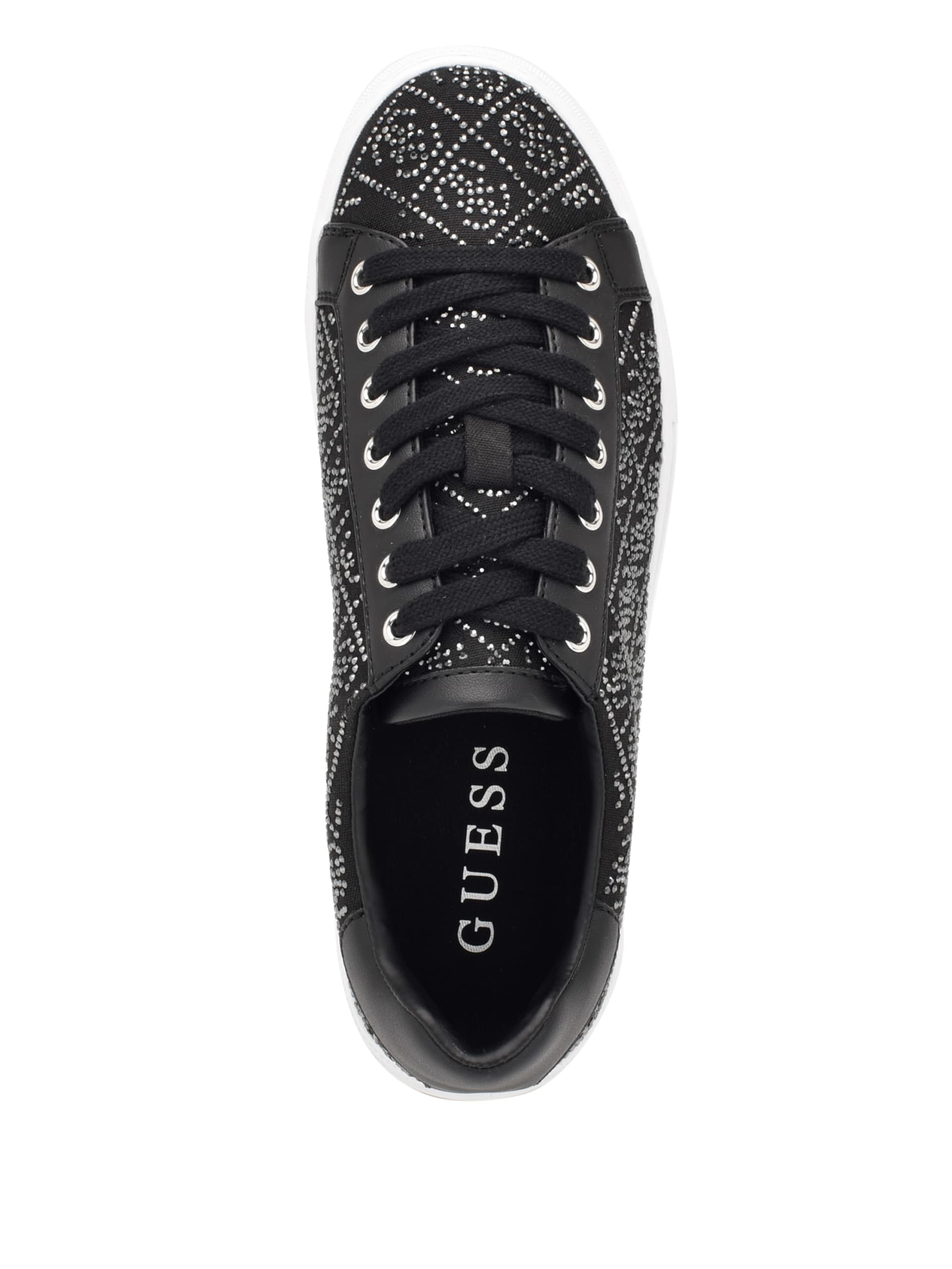 Tênis de cano baixo Gelsen com logo de strass