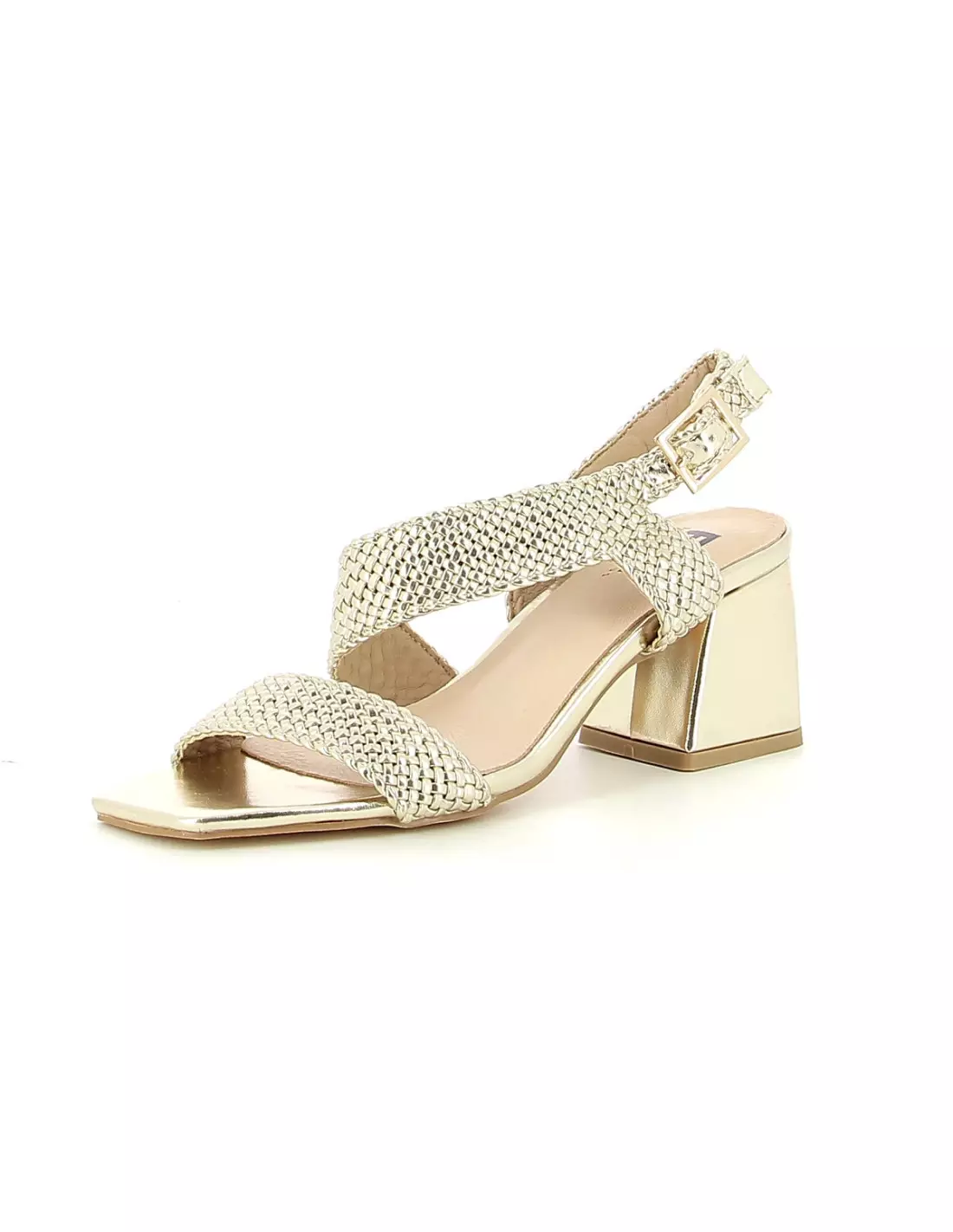 ELUE PAR NOUS LEONCE - Sandales & nu-pieds Platine