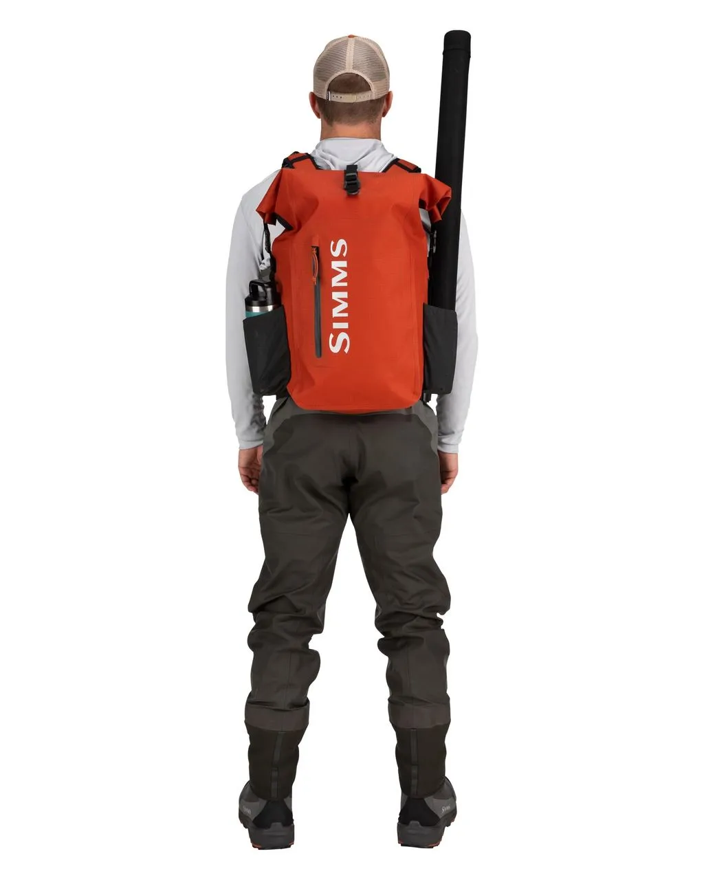 Simms Simms Dry Creek Rolltop Backpack 30l Simms Orange