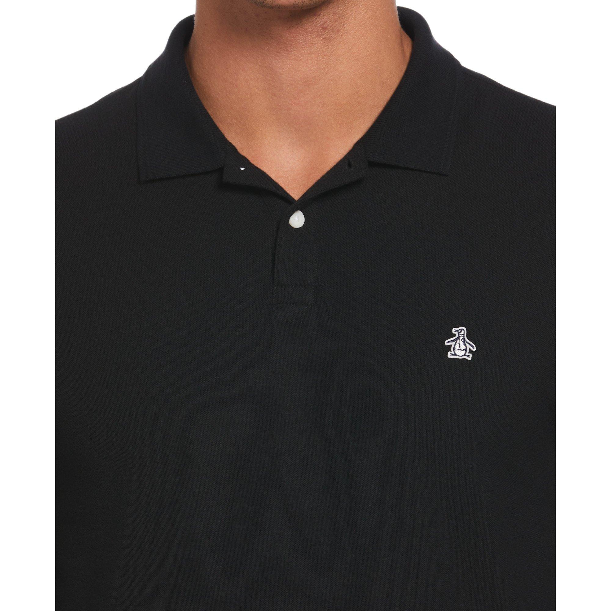 Original Penguin Long Sleeve Pique Polo Shirt Mens