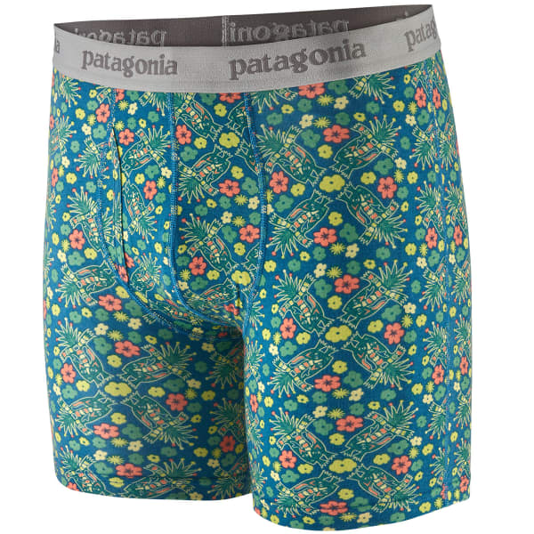 Boxer PATAGONIA M'S ESSENTIAL BOXER BRIEFS - 6 IN. SKUNK PARADISE: ENDLESS BLUE