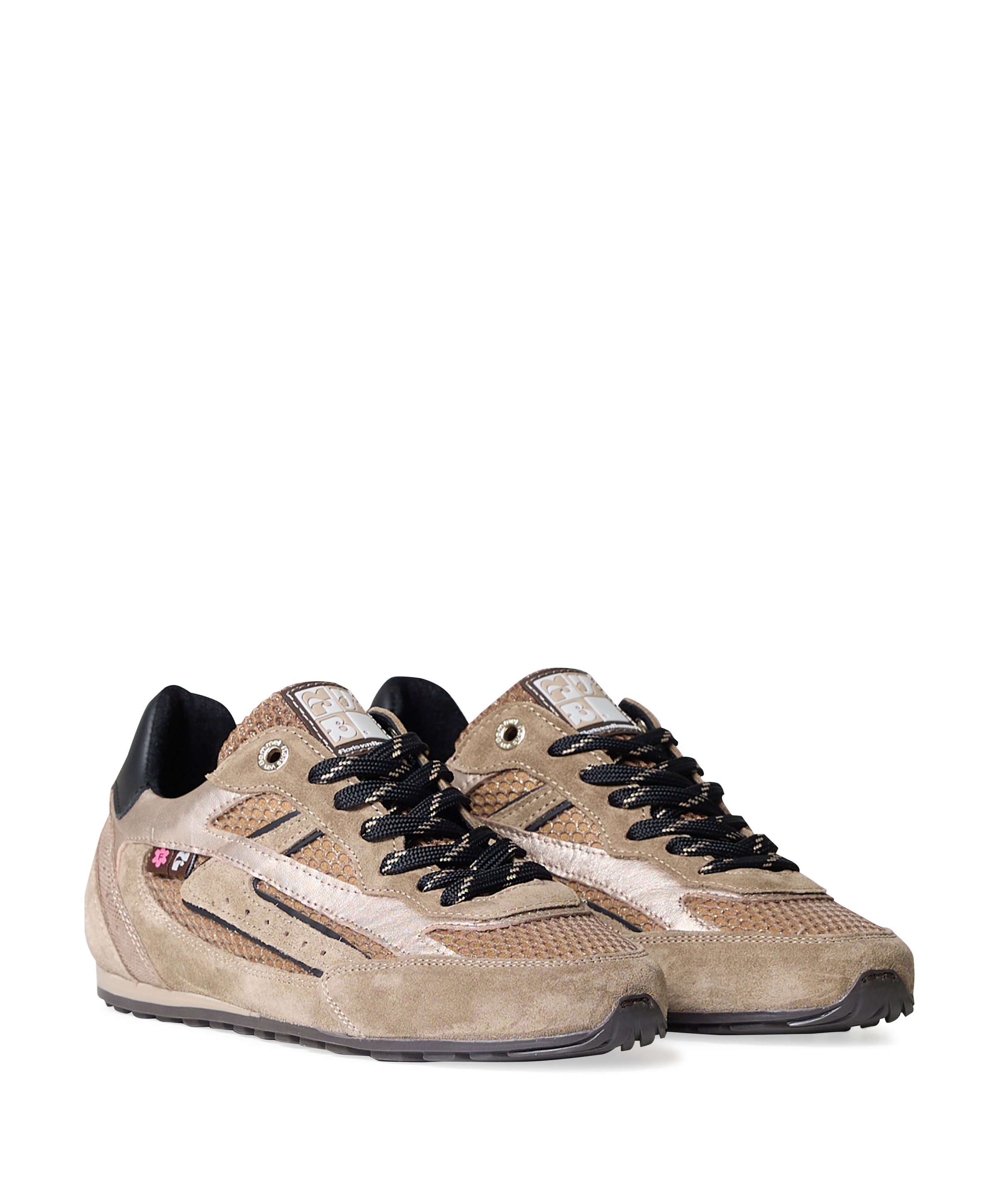 Floris van Bommel dames sneakers goud