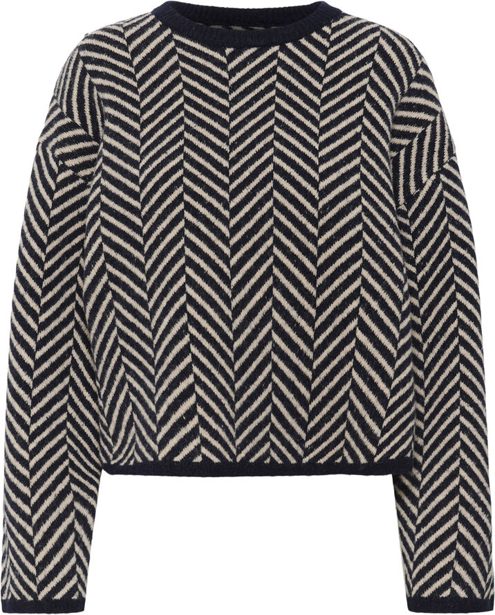 Part Two LeslyPW PU Navy jacquard
