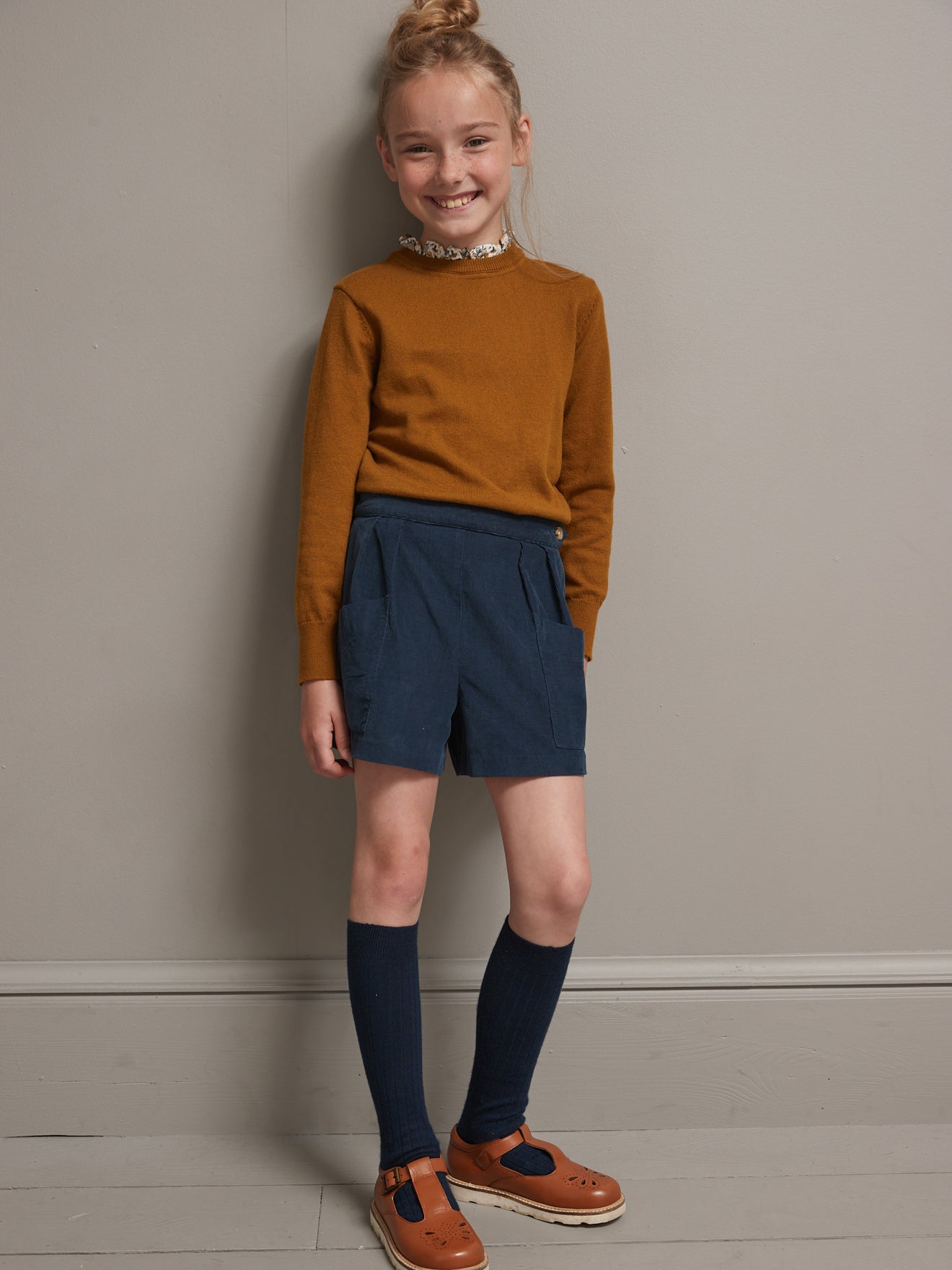Short Fille en velours