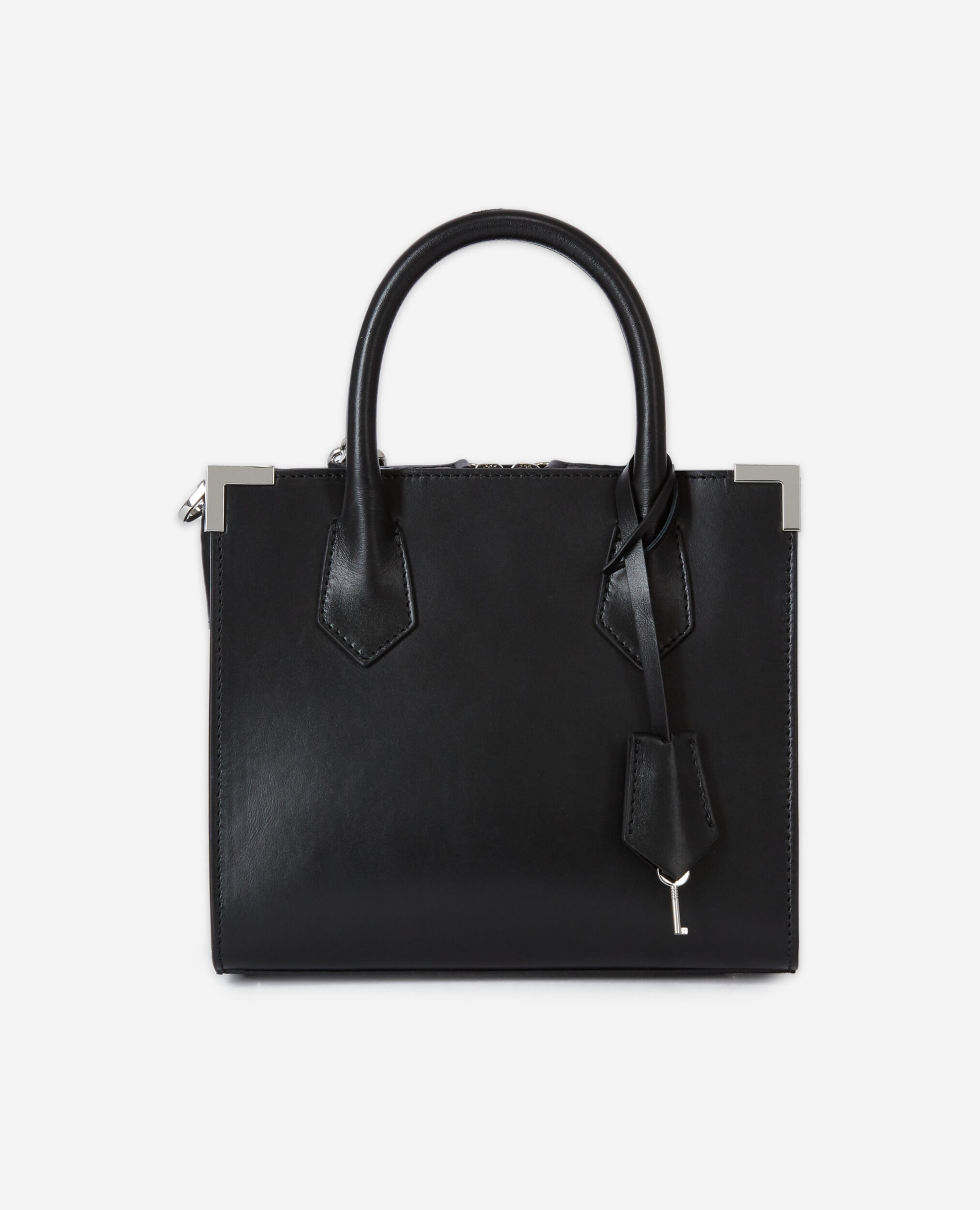 Sac Ming medium cuir lisse noir