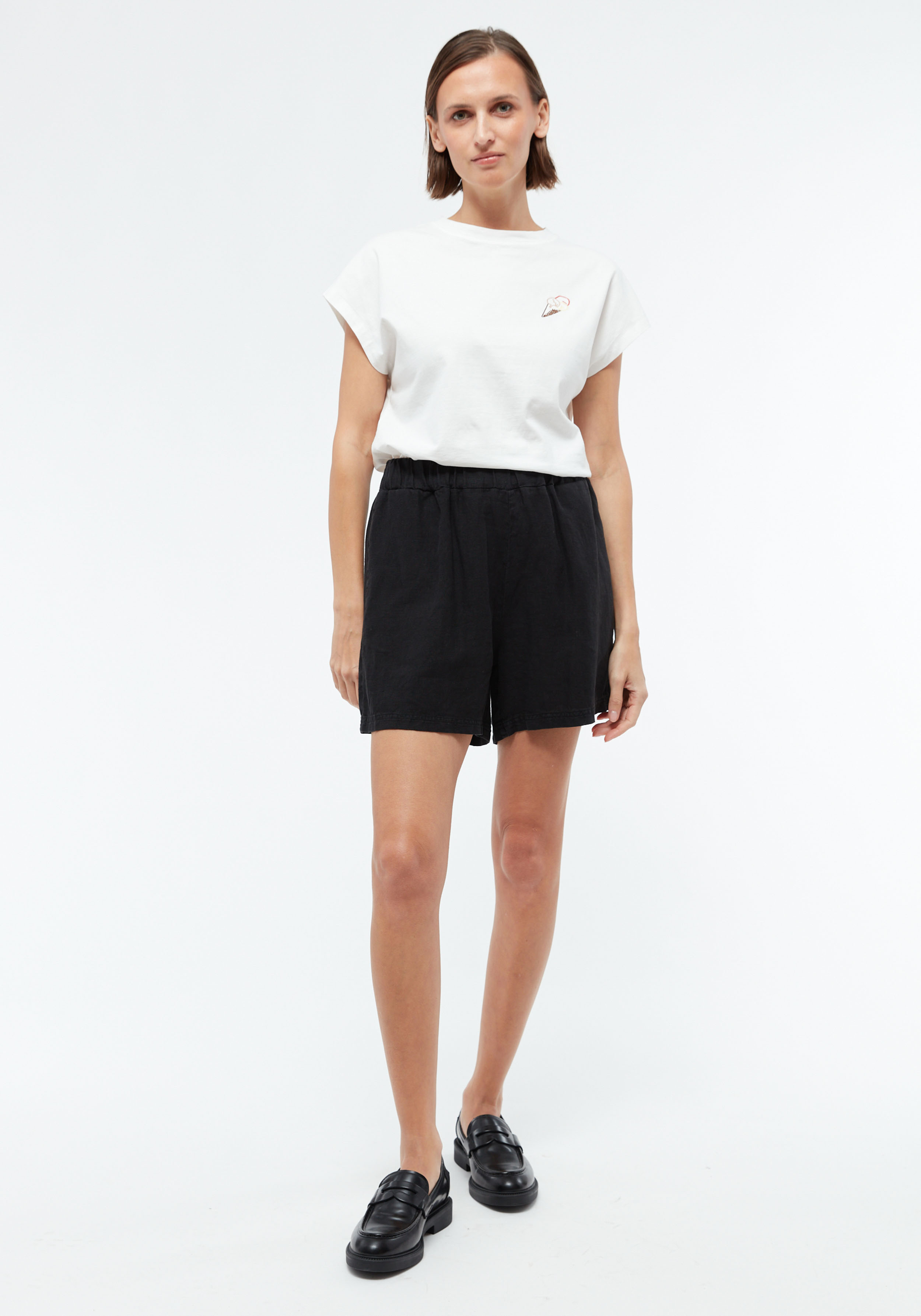 Givn Berlin Leinen-Shorts GBClementine Black