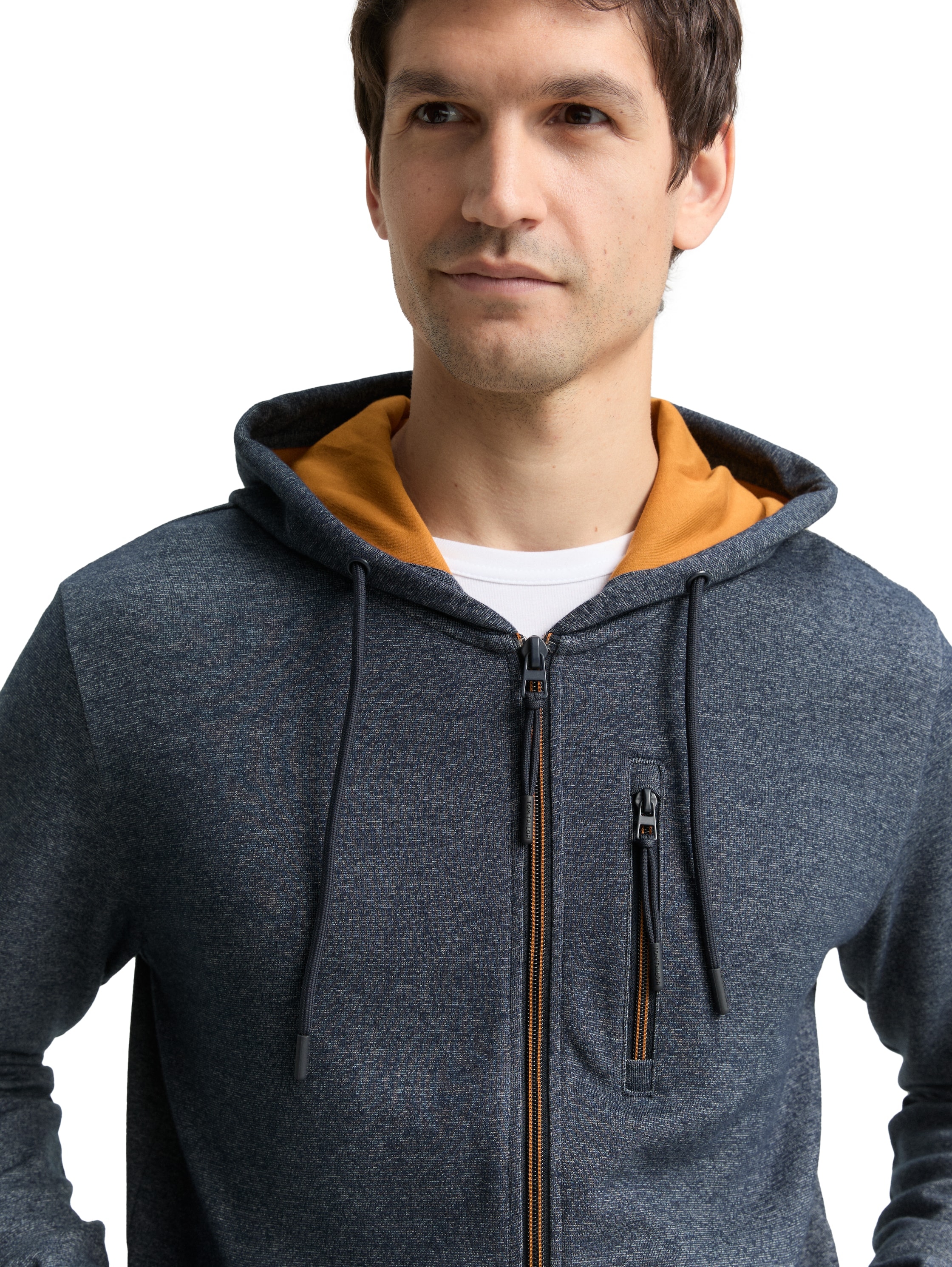 TOM TAILOR Kapuzensweatjacke , mit Taschen