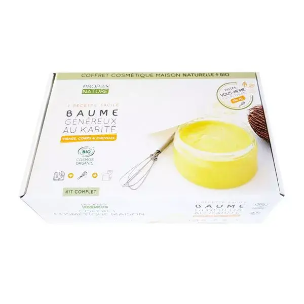 Kit de Presente Caseiro de Cosméticos Naturais da Propos com Manteiga de Karité em Quantidade Generosa