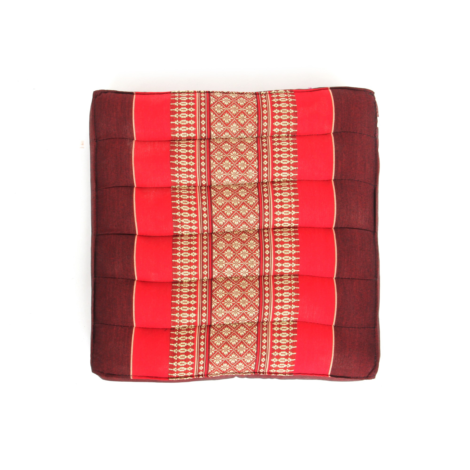 Kapok-Kissen, rot, T 38 - 40 cm, B 38 - 40 cm von fischer's lagerhaus