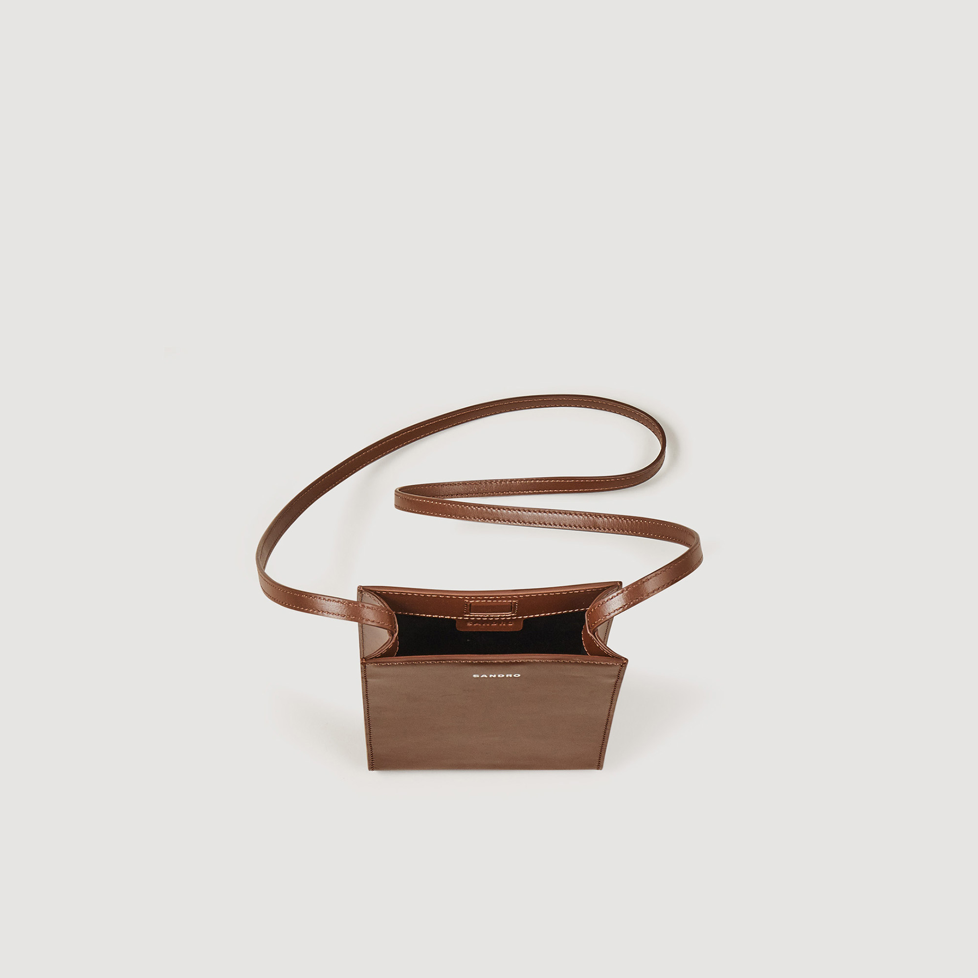 Petit sac en cuir lisse