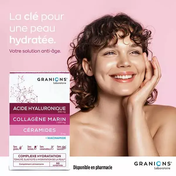 Granions Skin Hydration Complex - Caixa com 60 comprimidos