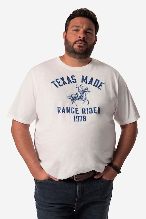 John F. Gee T-Shirt, Halbarm, großer Print, bis 8 XL
