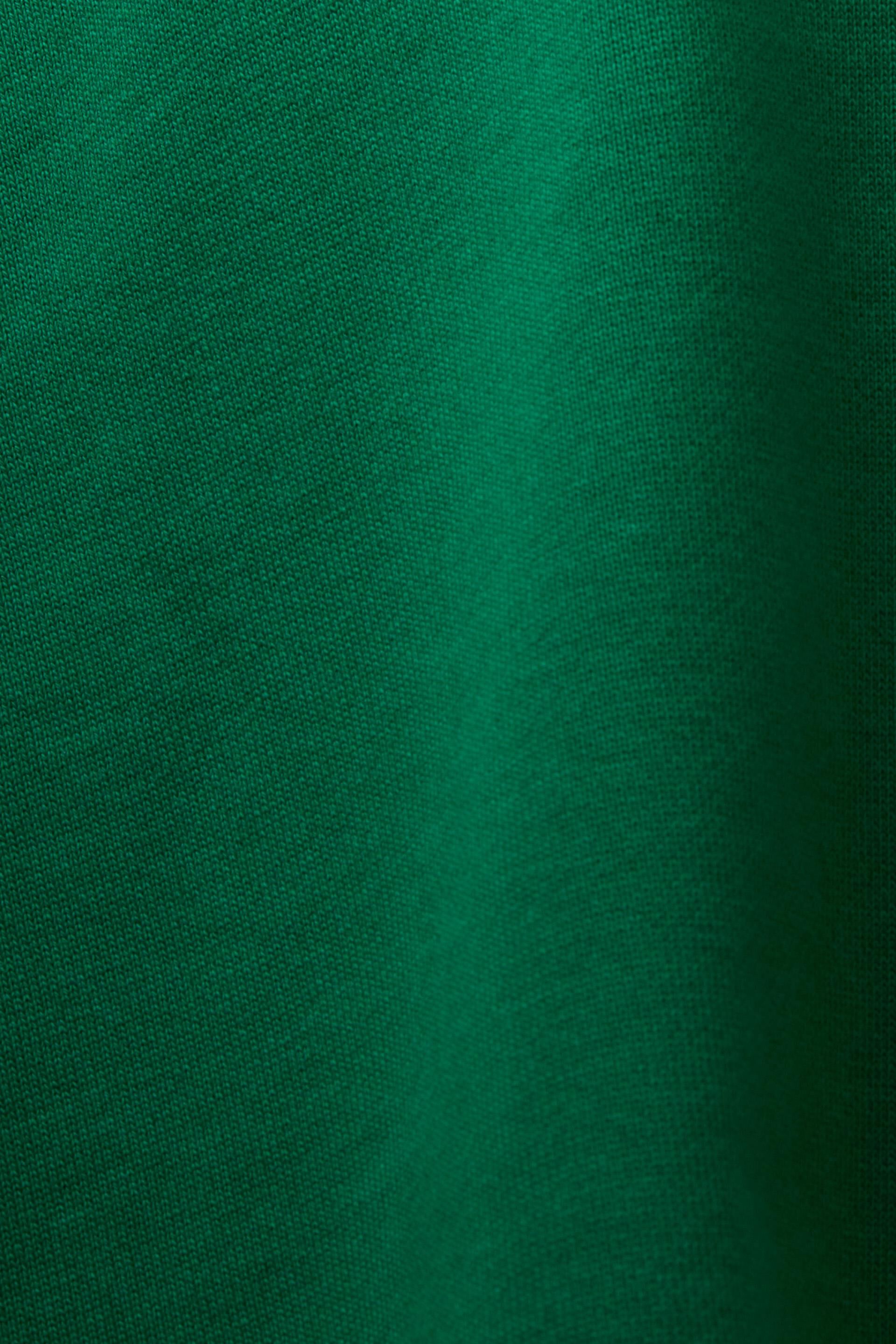 Sweat à capuche orné d’un logo brodé, coton biologique