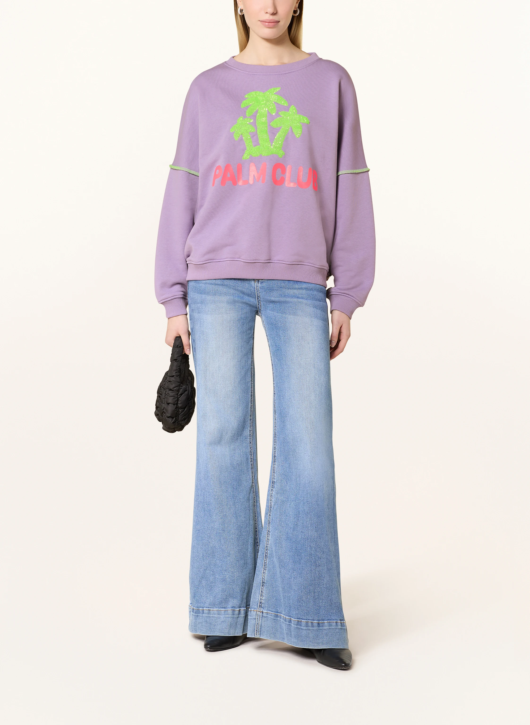 miss goodlife Sweatshirt mit Pailletten
