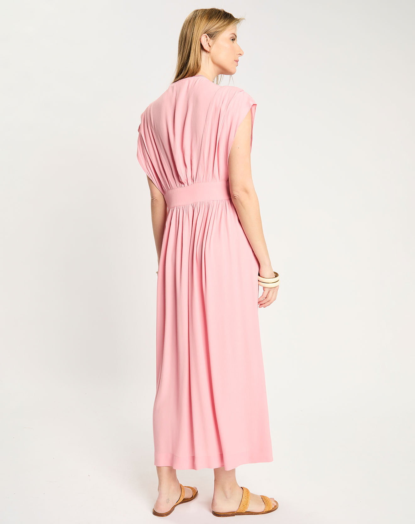 Scotch & Soda Robe longue rose