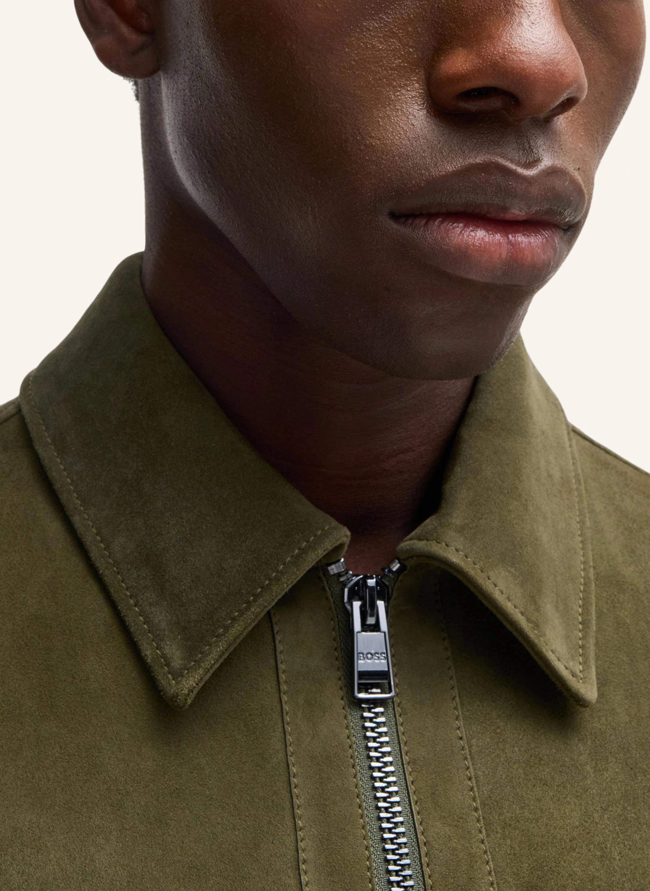 BOSS Lederjacke H-MALBANO5 Regular Fit
