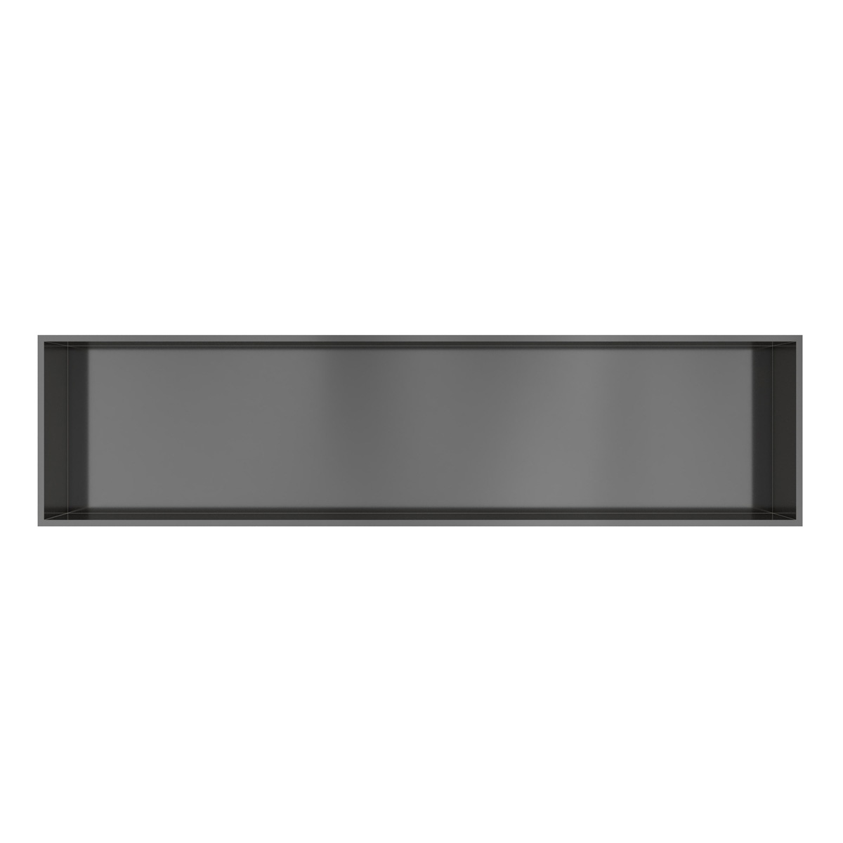 Hotbath &More inbouwnis 30x120x10cm geborsteld gunmetal PVD