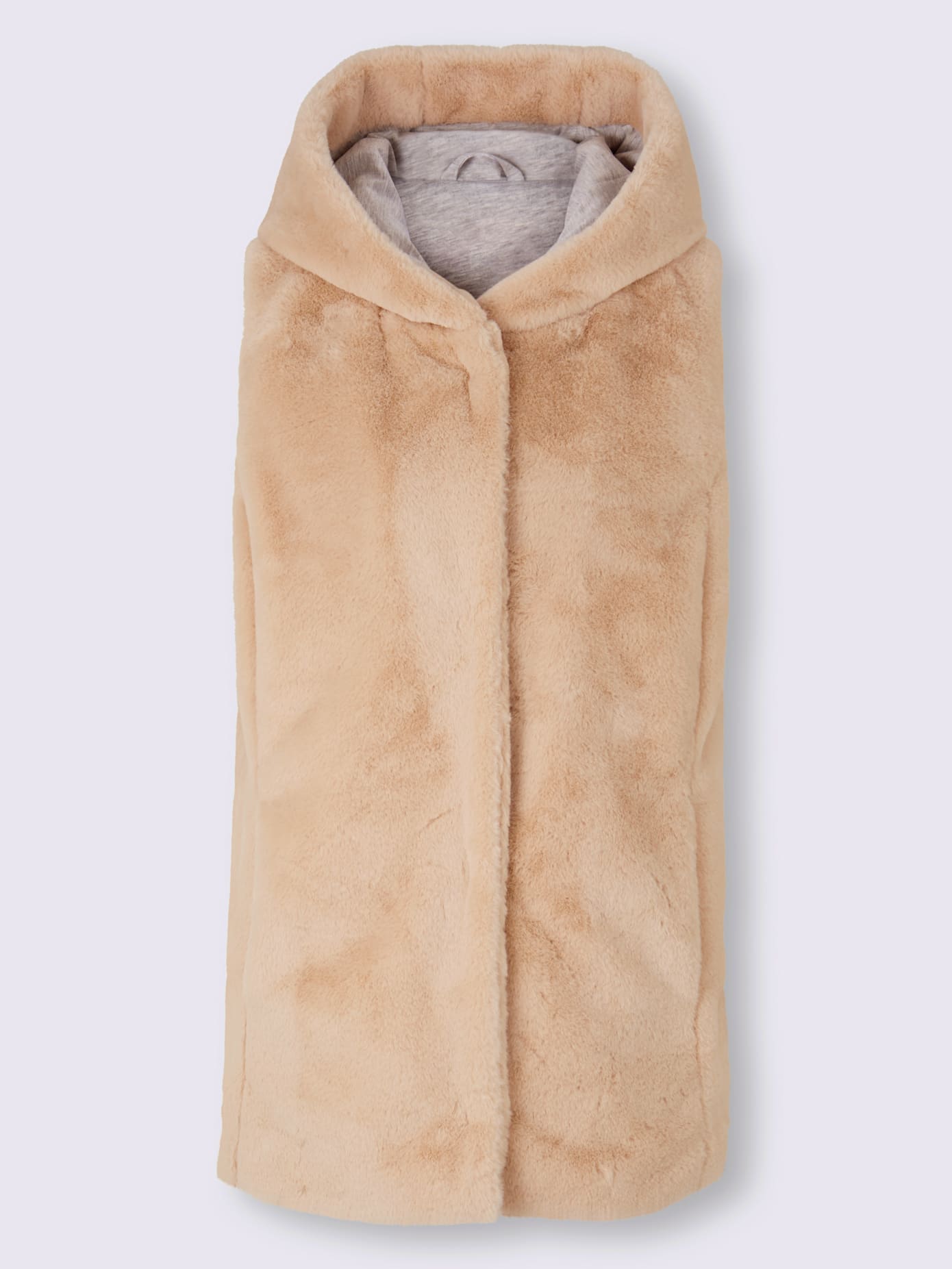 Gilet imitation fourrure moelleux