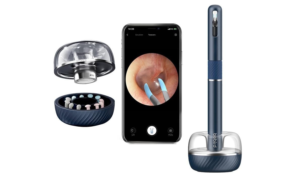 Ohrenreiniger Note 5 Pro Blau<br>Ohrenschmalzentferner mit Kamera