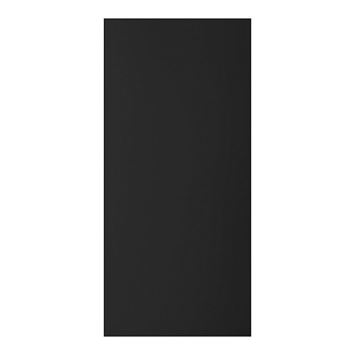 Porte de colonne de cuisine Stevia noir mat L. 60 cm x H. 130 cm GoodHome