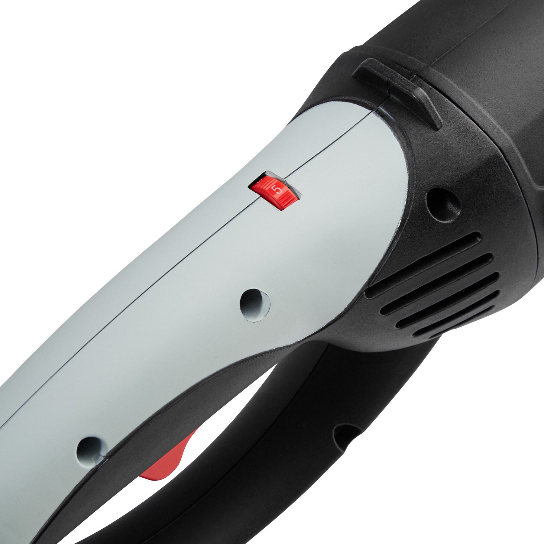 tectake® 37-teiliges Poliermaschinen-Set, 1500 W, mit 180° Drehgriff und zusätzlichem Stabgriff, inklusive Lackpolitur, 2 Mikrofasertüchern, Wischer, Schwamm, Handschuh, 4 Schleifpapieren, 2 Ersatzkohlen und Transportkoffer