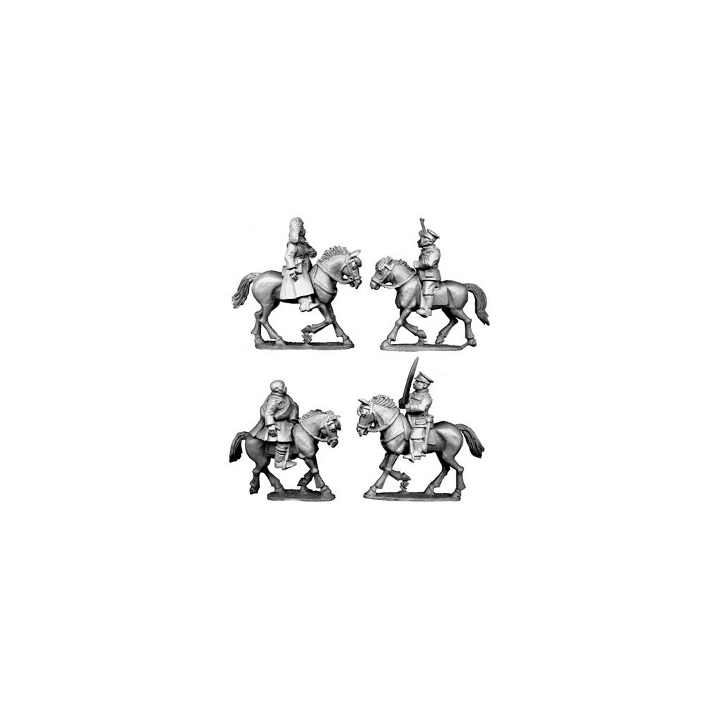 Mounted Chinese Officers