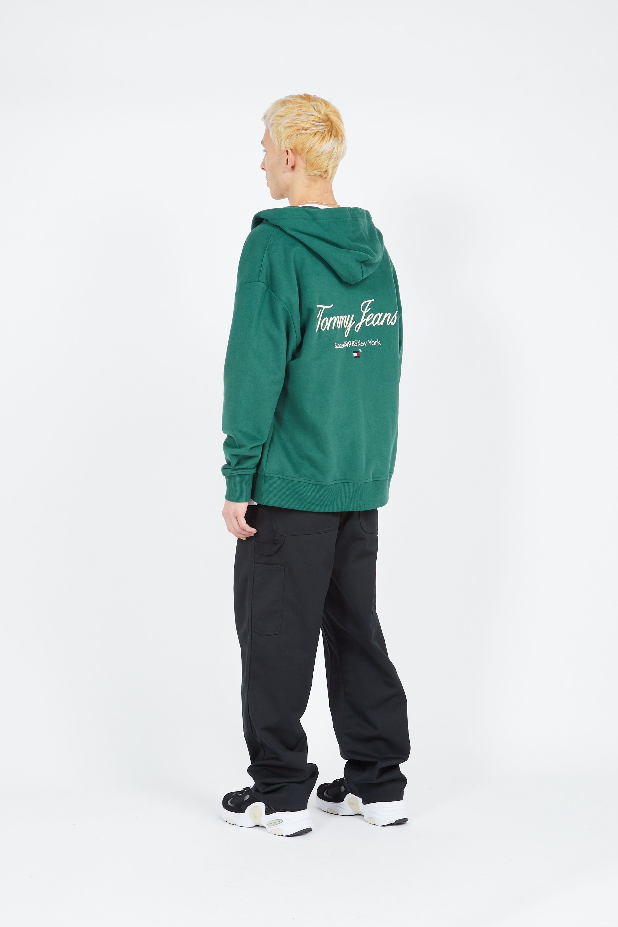 TOMMY JEANS Hoodie zippé TJM RLX LUXE  Vert