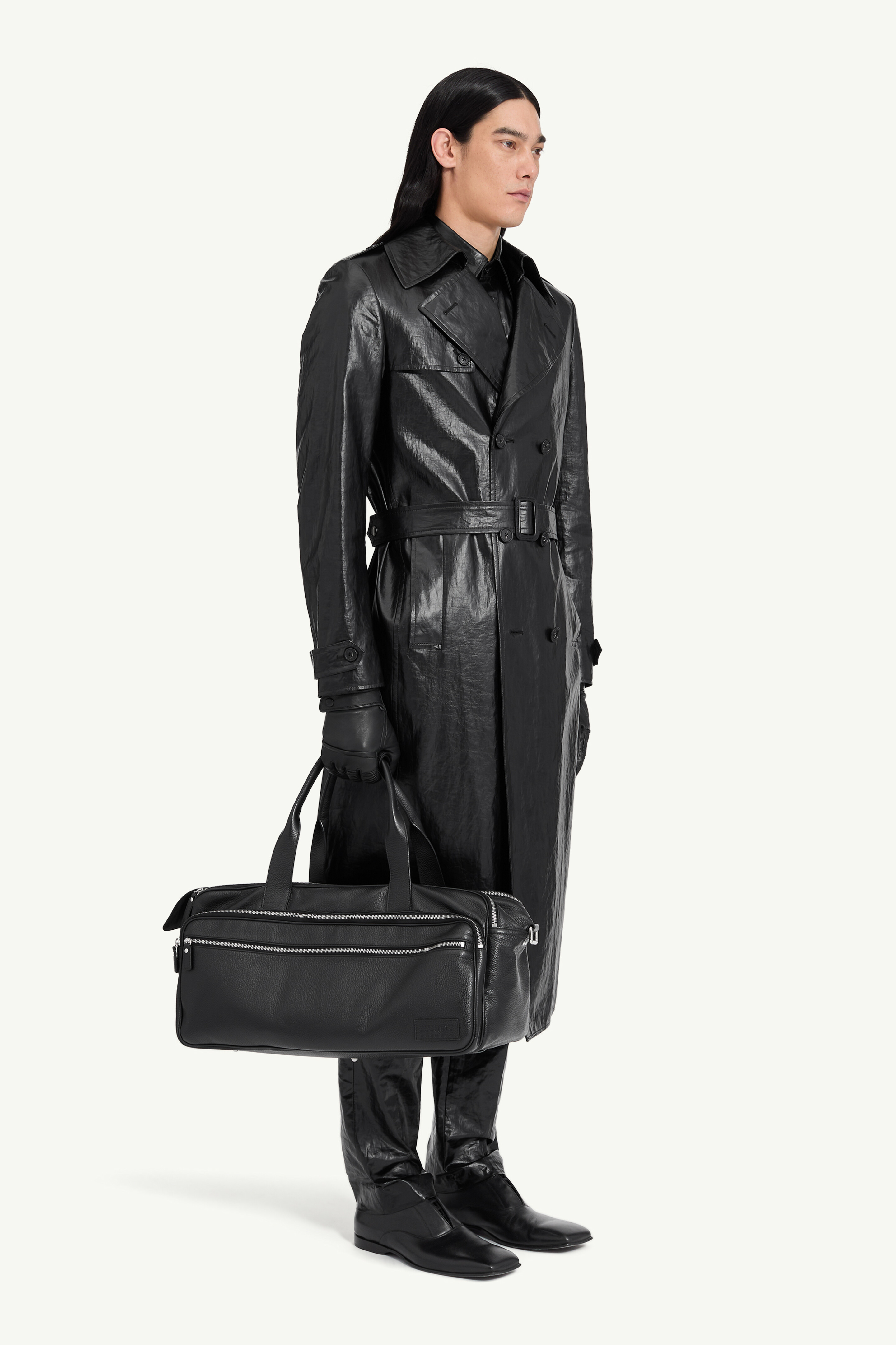 Manteau en lin brillant pour homme | MM6