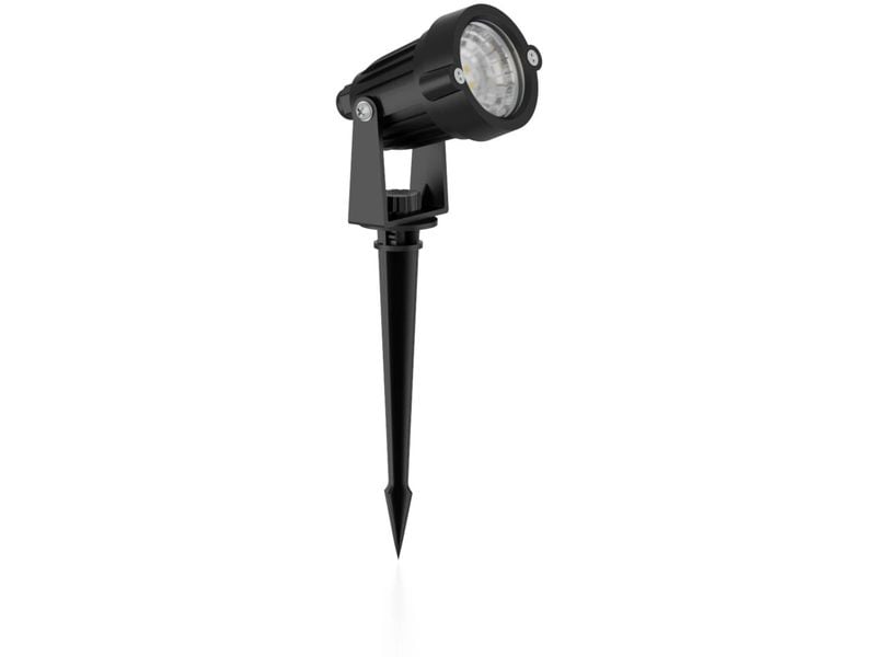 Philips Niedervolt Caper Spots Erweiterung, 2700K, schwarz Gartenspot
